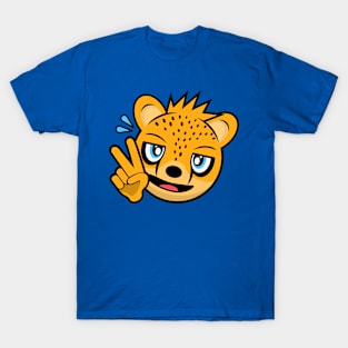 Peace Cheetah William T-Shirt